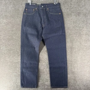 Levi’s 501 Original Shrink To Fit Plant Based Raw Jeans Men’s 32x30 Blue Denim - Picture 1 of 13