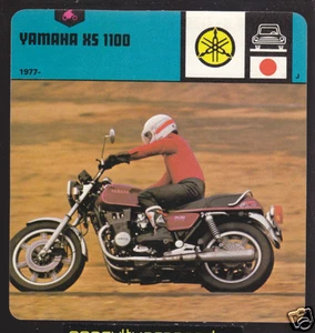 1977-1978 YAMAHA XS 1100 XS1100 Motorcycle Picture CARD - Picture 1 of 1