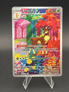 Sawsbuck 166/162 Sv05: Temporal Forces Illustration Rare Holo - Picture 1 of 2