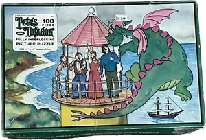 Vintage Jaymar Pete's Dragon Komplettpuzzle 157 Elliot's Ankunft Disney 100 Teile - Bild 1 von 4