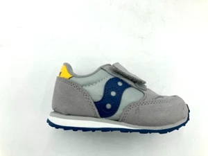 Saucony Toddler/Little Boy's Sneakers Baby-Jazz Low Pro Shoes Gray Blue Sz 5 - Picture 1 of 16
