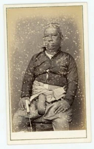 PHOTO CDV 1860 F. CHIT Bangkok SIAM, admiral court of Mongkut Chakri Rama IV - Picture 1 of 2