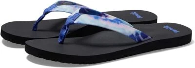 Sandalias chanclas Sanuk para mujer ASHLAND ST TIE DYE Foto 1 de 4