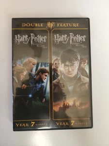 Harry Potter and the Deathly Hallows Year 7 Part 1 & 2 Double Feature- DVD Set - Picture 1 of 2