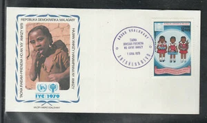 Postal History Madagascar IYC International Year the Child beautiful FDC 1979 - Picture 1 of 1