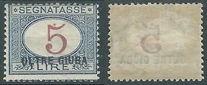 1925 OLTRE GIUBA SEGNATASSE 5 LIRE MH * - I55-2 - Picture 1 of 1