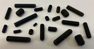 UNC Socket Set, Grub Screw, Cup Point, Allen screws, Self Colour. - Picture 1 of 5