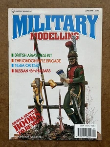 Military Modelling Magazine June 1989. Vol. 19, No. 6. In excellent condition. - Picture 1 of 16