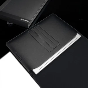 GARIZ Leather Case Bag Pouch for Apple Macbook Pro Air 13 PL-NBPBK Black - Picture 1 of 11
