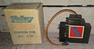 GENUINE Mallory Voltmaster Mark II 6 Volt Ignition Coil 28670 - NOS - NEW - Picture 1 of 8