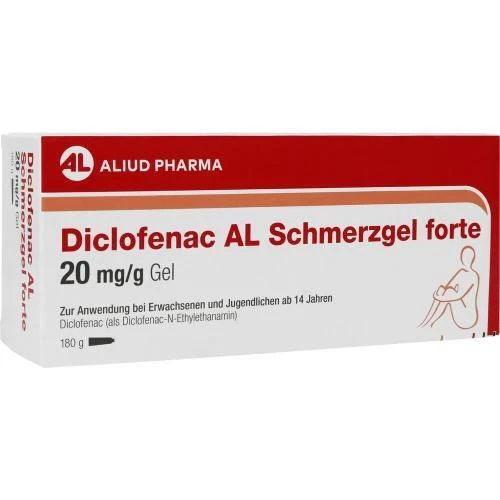 ALIUD PHARMA GMBH DICLOFENAC AL Schmerzgel forte 20 mg/g 180 G PZN 18719890