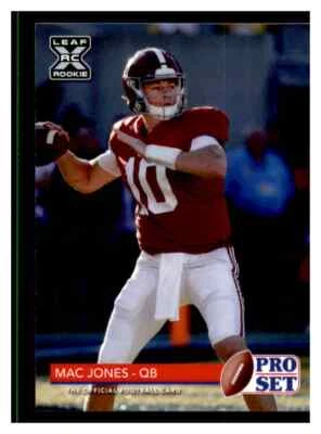 2021 Leaf National Convention Pro Set #NQBR4 Mac Jones Rookie (ref 115348) - Image 1 of 2