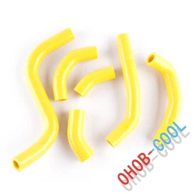 Manguera de radiador de silicona amarilla para Suzuki RMZ250 RMZ 250 2013-2018 2017 2016 2015 Foto 1 de 4