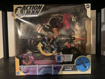 HASBRO ACTION MAN VINTAGE Street Biker Action Figure MISB NEW No Big Jim MATTEL - Immagine 1 di 4