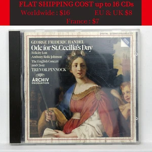 TREVOR PINNOCK ⸺ HAENDEL Ode for St.Cecilia's Day ⸺ ARCHIV CD full silver NM - Picture 1 of 2