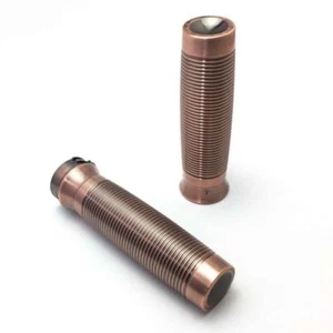 1″ 25mm Vintage Motorbike Handlebar Hand Grip Brown for Harley for Touring MU - Picture 1 of 4