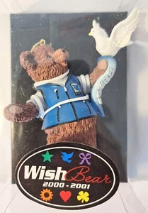 NIB Wish Bear 2000 - 2001 Peace Ornament Figurine by May Department Stores - Picture 1 of 5