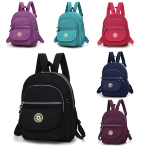 Women Waterproof Mini Backpack Purse Adjustable Strap Shoulder Travel Rucksack - Picture 1 of 18