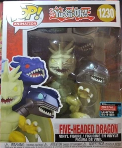 Funko Pop Animation! Yugioh #1230 5-HEADED DRAGON Funko Excl '22 Fall Convntn - Picture 1 of 4