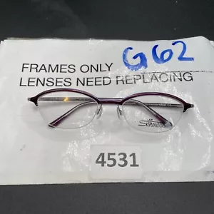 Silhouette Eyeglasses Frame SPX-M1950/40 6054 48-18 G36 Purple - Picture 1 of 7