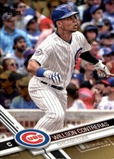 2017 Topps GOLD #502 Willson Contreras SERIAL #75/2017 CHICAGO CUBS
