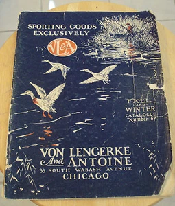 RARO Original aprox. Catálogo SPORTING GOODS 1925~"DE LENGERKE y ANTOINE~Chicago~ - Imagen 1 de 12