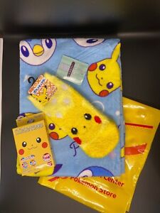 Pokemon Center Socks for Women 23 - 25cm 1 Pair Pikachu/bath towel/band aid/3set