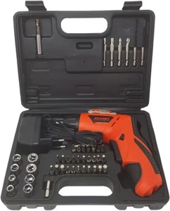 Kit trapano avvitatore a batteria cacciavite ricaricabile snodabile - Foto 1 di 5