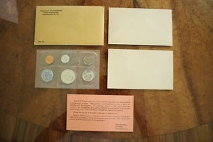 unopened 1963 p.c. united states bureau of the mint sealed coin set in mailer B - Picture 1 of 13