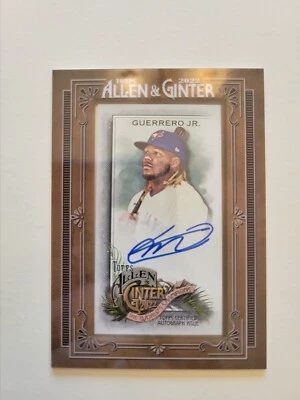 2022 Topps Allen & Ginter Vladimir Guerrero Jr. Framed Mini Auto #MA-VGJ - Image 1 of 2