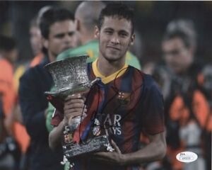 Barcelona FC Neymar Jr Autographed Signed 8x10 Photo JSA COA #2