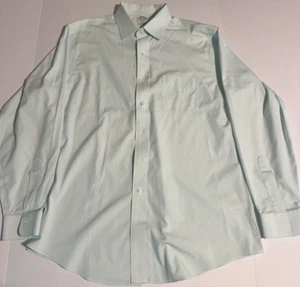 Brooks Brothers Non-Iron Button Down Shirt Mint Color 16.5-35 - Picture 1 of 3