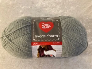 Red Heart Gray Yarn Hygge Charm Shooting Star 7 oz 432 yds Sparkle Acrylic - Picture 1 of 5