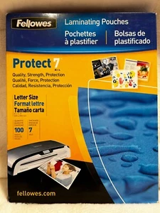 FELLOWES LAMINIERFOLIEN BLÄTTER 7mil 11 1/2 x 9 100/PACK CRC52041 - Bild 1 von 2