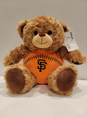 San Francisco SF Giants Sitting Plush Teddy Bear Baseball Cover