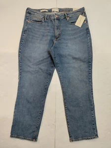 NWT Universal Thread Women's Med Wash High-Rise Slim Straight Leg Jeans Size 16 - Picture 1 of 9