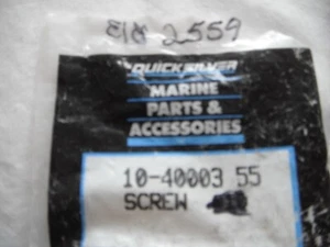 New Mercury Mercruise 10- 40003 55 SCREWS 9-PACK (item 2559) - Bild 1 von 2