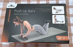 Crane Fitness Liegestützstangen 2er Set Neu Originalverpackt Versiegelt - Bild 1 von 8