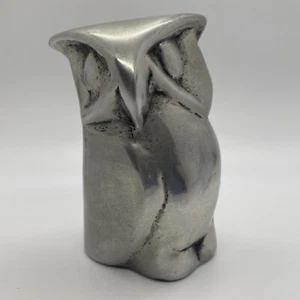 Hoselton Eule Aluminium abstrakt schlicht Skulptur Figur Kanada signiert #1692 - Bild 1 von 8