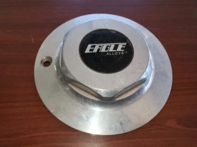 EAGLE ALLOYS METAL CENTER CAP USED 8 1/8" Diameter USED - Image 1 of 4