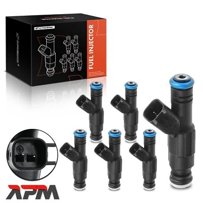 6x Iniettore Carburante Benzina per Jeep Wrangler II TJ 4.0L 1996-2007 12559036 - Immagine 1 di 4