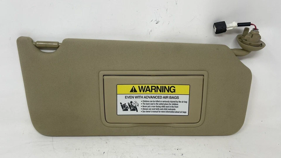 2009-2014 ACURA TSX Passenger Side SUN VISOR BEIGE TAN Sunvisor OEM - Image 1 of 4