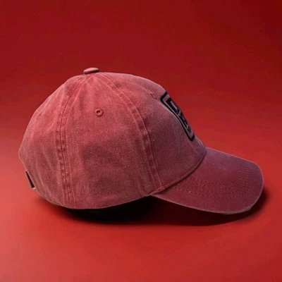 Da Kine Hawaiian Resort Hat Red Black Embroidered Adjustable Hook and Loop New - Image 1 of 4