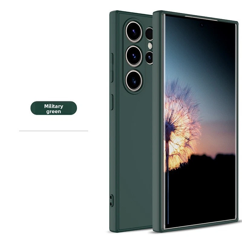 Solid Color Silicone Case for Samsung Galaxy S25 S24 S23 S22 S21 S20 Ultra Plus Foto 1 de 4