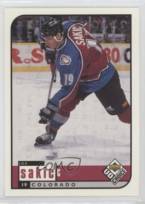 1998-99 Upper Deck UD Choice Choice Reserve Joe Sakic #59 HOF - Image 1 of 2