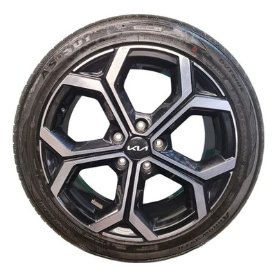 Llanta de aleación KIA NIRO 4 MK2 18" corte diamante negro 7,5JX18 + neumático 52910-AT100 - Imagen 1 de 4