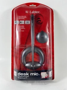 Micrófono de escritorio Labtec 524 micrófono de escritorio certificado por Skype (980182-0403) nuevo - Imagen 1 de 2