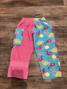 Paradise Let’s Flamingo Terry Towel Pants M/L Childs - Picture 1 of 8