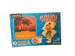 Kauai Coffee Island Sunrise Mild Roast 10 Cup Box Premium Arabica Keurig K-Cup - Picture 1 of 8