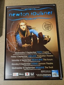 NEWTON FALKNER SIGNED TOUR POSTER, NEWTON FALKNER AUTOGRAPHED POSTER - Picture 1 of 3